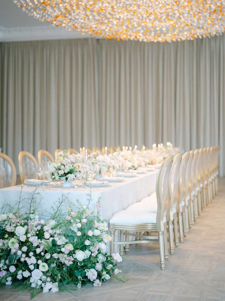 Château de Laurentie - table et décoration de mariage
