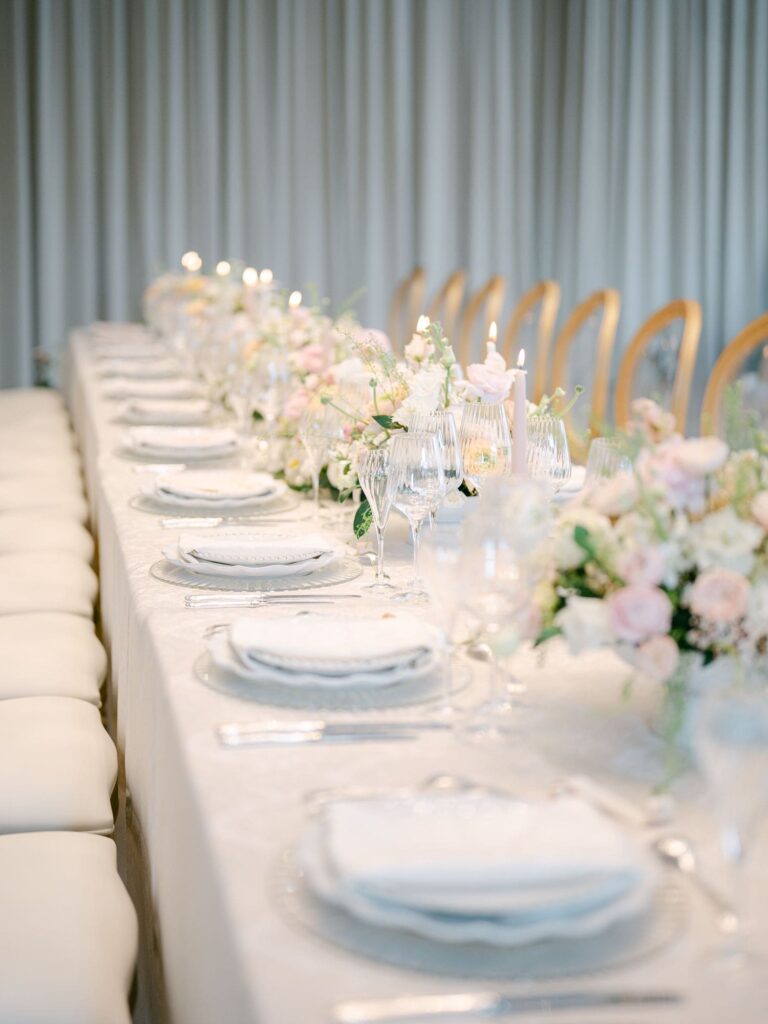 Château de Laurentie - table et décoration de mariage