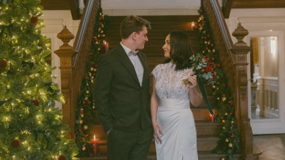 Un mariage de Noël au château