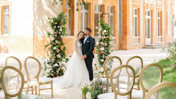 Inspiration mariage : romance contemporaine au Château de Laurentie